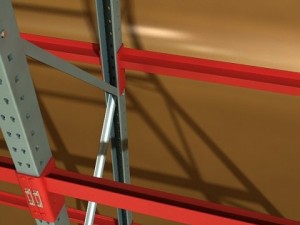 industrial shelving high detail 3D Model