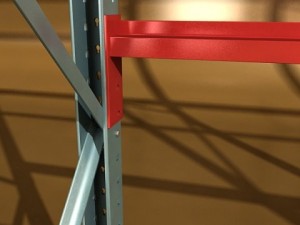 industrial shelving high detail 3D Model