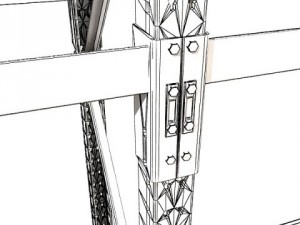 industrial shelving high detail 3D Model