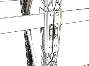 industrial shelving high detail 3D Model