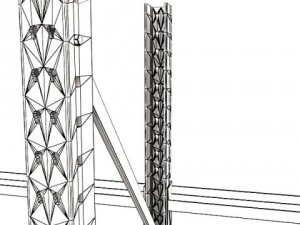 industrial shelving high detail 3D Model