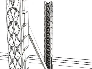 industrial shelving high detail 3D Model