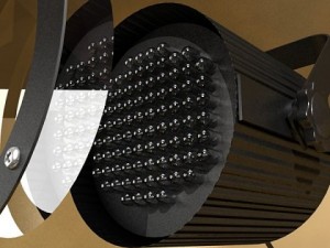 realistic stage light 01 3D Model