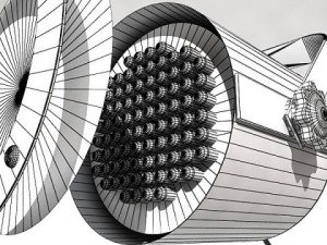 realistic stage light 01 3D Model