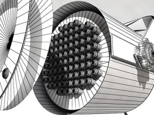realistic stage light 01 3D Model