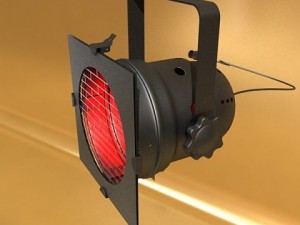 spotlight stage light 04 3D Model