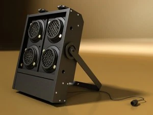 realistic stage lights collection 6 items 3D Model