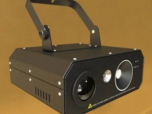 realistic stage lights collection 6 items 3D Model