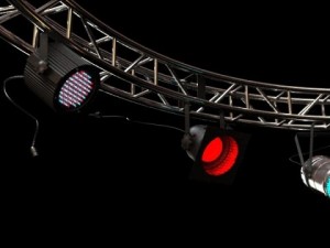 circle truss with stage lights high detail 3D 模型