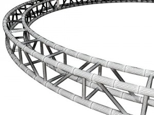 circle truss with stage lights high detail 3D 模型