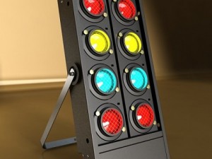 circle truss with stage lights high detail 3D 模型