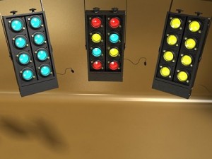 circle truss with stage lights high detail 3D 模型