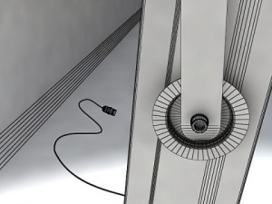 circle truss with stage lights high detail 3D 模型