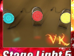 circle truss with stage lights high detail 3D 模型