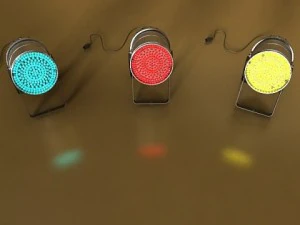 circle truss with stage lights high detail 3D Model