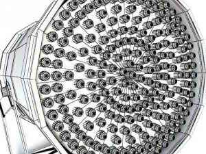 circle truss with stage lights high detail 3D Model