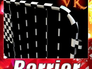 barrier fence high detail 100 x 100 Modelo 3D