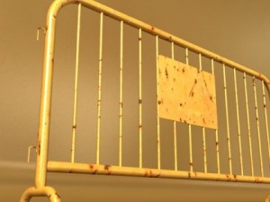 barrier fence high detail 100 x 100 3Dモデル