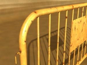 barrier fence high detail 100 x 100 3Dモデル