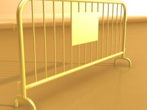 barrier fence high detail 100 x 100 3Dモデル