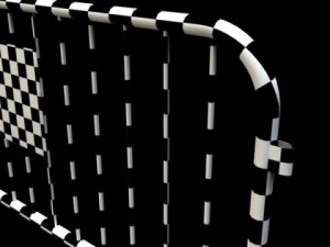 barrier fence high detail 100 x 100 3Dモデル