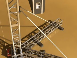 stage speaker truss high detail 3D Model