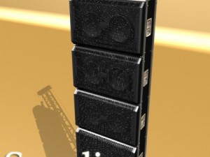 stage speaker truss high detail 3D मॉडल