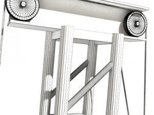 stage speaker truss high detail 3D मॉडल