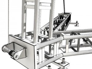 stage speaker truss high detail 3D मॉडल