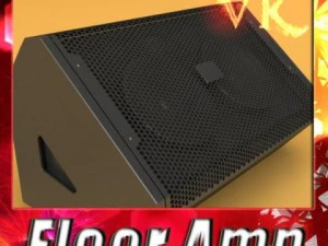 amplificador de escenario con alto detalle Modelo 3D