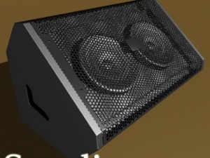 stage amp high detail 3D Модель