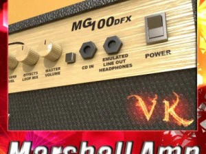 amplificador marshall 100w alto detalle Modelo 3D