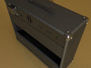 marshall amplifier 100 w high detail Model 3D