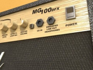 marshall amplifier mg series high detail Modelo 3D
