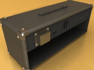 marshall amplifier mg series high detail Modelo 3D