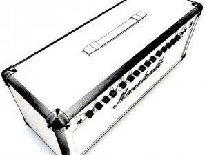 marshall amplifier mg series high detail Modelo 3D