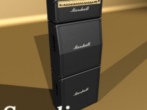stage amplifier high detail Modelo 3D