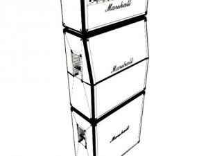 stage amplifier high detail Modelo 3D