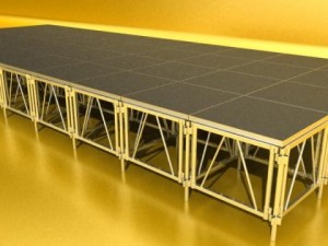 stage floor platform Model 3D