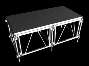 stage floor platform Model 3D