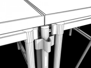 stage floor platform Model 3D