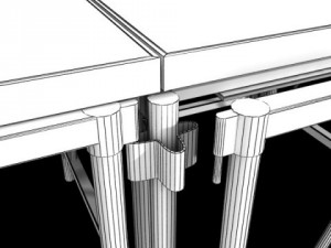 stage floor platform Model 3D