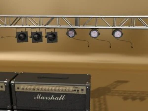 stage equipment mega pack high detail 3D Model