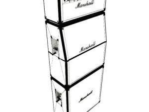 stage equipment mega pack high detail 3D Model