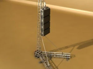 stage equipment mega pack high detail 3D Model