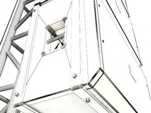 stage equipment mega pack high detail Model 3D