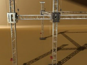 stage equipment mega pack high detail 3D Model
