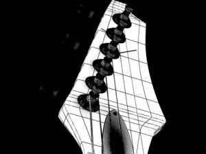 electric guitar high detail Modelo 3D