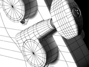 electric guitar high detail 3D Model