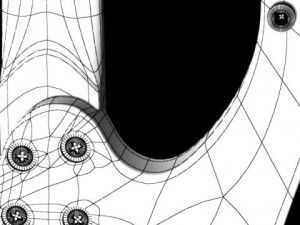 electric guitar high detail Modelo 3D